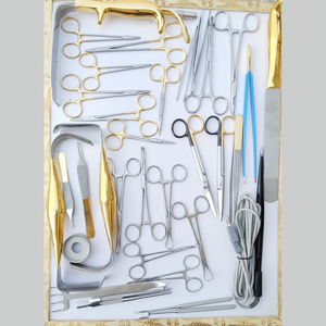 Ensemble d'instruments de chirurgie mammaire Tebbetts, 38 pièces, ensemble d'augmentation mammaire - Product Image 1