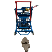 Machine à briques BR2-45 compacte sans cuisson pour blocs de béton creux emboîtables et pavés en ciment