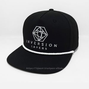 Gorras Snapback de Alta Calidad con Logotipo Personalizado de Fábrica en Vietnam, Visera Plana, Estructuradas, con Cuerda Decorativa, Estilo Casual Urbano - Product Image 6
