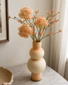 Vase à fleurs moderne artisanal pour la décoration de la maison, toutes saisons - Product Image 1