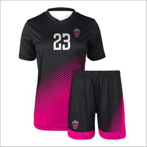 Uniforme de Fútbol Personalizado con MOQ Bajo, Tela 100% Poliéster, Impresión por Sublimación, Tallas Grandes, Antibacteriano, Transpirable, Alta Calidad - Product Image 1