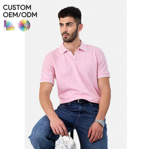 Chemise en coton tricoté respirant de qualité supérieure pour homme avec logo sur le devant |   Fabricant OEM/ODM pour étiquettes privées personnalisables - Product Image 4
