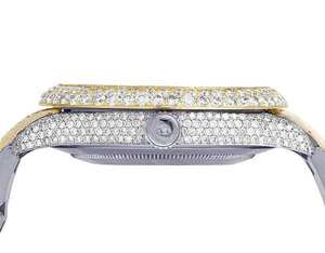 นาฬิกาข้อมือ BOJ R.O.L.E.X.10 ตัวอักษรและตัวเลขประดับเพชร VVS มอยส์ซาไนต์ หรูหรา แฟชั่น กลไกญี่ปุ่น อะนาล็อก สตีล ควอตซ์ ตัวล็อคแบบซ่อน  สำหรับทั้งชายและหญิง สไตล์ฮิป - Product Image 6