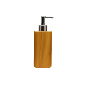 Distributeur de savon ARTERRA en teck durable de qualité supérieure avec pompe en acier inoxydable, rechargeable, étanche, décoration de villa - Product Image 3