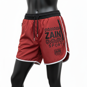 Women Windbreaker <b>Shorts</b> Lightweight Woven Polyester Fabric Breathable Panel Design Heat Transfer Logo women's <b>shorts</b> - Product Image 4