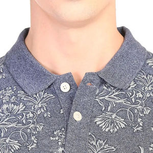 Hermosa Camisa de Verano para Hombre, a la Moda, Cómoda, de Corte Ajustado, Casual, de Manga Corta, con Cuello de Solapa y Botones, Tejida en Poliéster/Algodón - Product Image 6