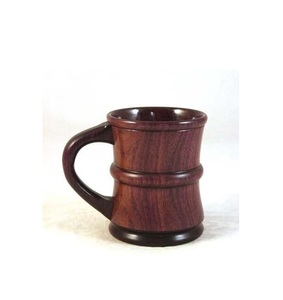 Taza de Madera Hecha a Mano, Taza de Café de Madera Maciza Natural, Estilo Rústico, Ecológica, para el Hogar, Restaurante, Cafetería - Product Image 1