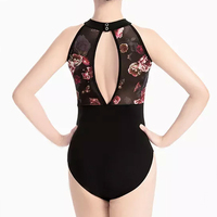 Maillot de Ballet sin Mangas para Adultos, Diseño Personalizado, Ropa de Danza de Primera Calidad con Spandex y Malla para Entrenamiento