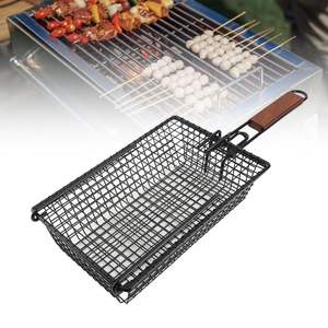 Cesta para asar hecha a mano de acero inoxidable, diseñada para parrillas de carbón y gas, para una experiencia de cocción segura y saludable. - Product Image 2