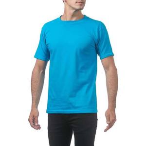 Camisetas de Cuello Redondo Ajustadas para Hombre en Color Azul Polvoriento - Product Image 5