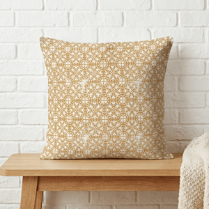 Housse de coussin de canapé imprimée à la main de qualité supérieure avec motifs ethniques et floraux 16x16 pour un look décoratif luxueux - Product Image 3