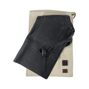 New SALUBRIOUS SPORTS SS-LA-001 ODM Custom Made Sleeveless Leather Apron High Quality Fabric Pocket <b>for</b> Men Women Low MOQ - Product Image 2