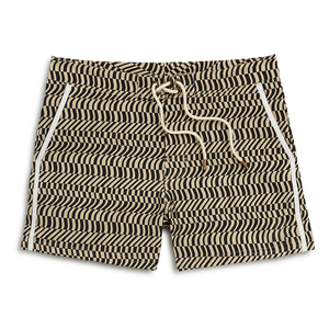 Shorts de bain pour hommes à séchage rapide, taille élastique avec cordon de serrage, style décontracté en coton pour la plage, la gym et la natation rapide - Product Image 5