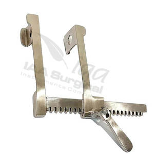 Instrumentos Quirúrgicos IAA IAI-SR-64, Retractor de Costillas Manual de Acero Inoxidable con 2 Cuchillas, Pinza Separadora, Certificado CE, Reutilizable - Product Image 1