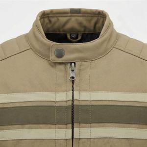 แจ็คเก็ตหนังแท้สำหรับขี่มอเตอร์ไซค์คุณภาพดีที่สุดสำหรับผู้ชาย รุ่นใหม่ล่าสุดสำหรับฤดูหนาว พร้อมแผ่นป้องกันที่ถอดออกได้ สามารถสั่งทำได้ - Product Image 4