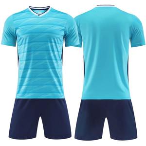 Conjunto de Uniforme de Fútbol Personalizado, Camiseta y Pantalones Cortos Transpirables de Secado Rápido, Ropa Deportiva para Hombres y Jóvenes - Product Image 4