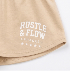 Women's Custom Logo Solid Color Crop T-Shirt and Shorts <b>Set</b> Regular Fit Casual Wear Shorts <b>Set</b> High Street Style Women Twin <b>Set</b> - Product Image 6
