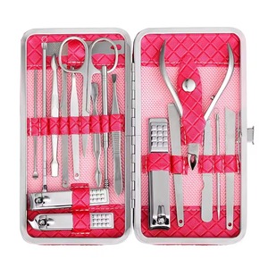 Set de Manicura Color Dorado, Kit de Cortauñas de Acero Inoxidable de Lujo, Herramientas Profesionales de Pedicura y Cuidado Personal con Estuche de Almacenamiento - Product Image 1