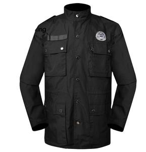 Doudoune d'hiver personnalisée pour hommes Doudoune en toile isolée imperméable avec col à capuche Logo avant Position - Product Image 1