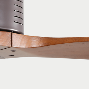 Ventilatore da soffitto silenzioso da 52 pollici con motore DC, telecomando, 3 pale reversibili in legno e luce - Categoria Prodotti Ventilatori da Soffitto - Product Image 6