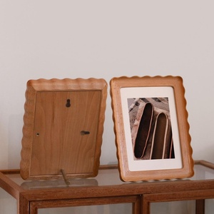 Marco de Fotos Creativo de Madera de Acacia Natural para Mesa y Pared, Decoración para el Hogar, Marco para Vendedores en Línea de FBA - Product Image 3