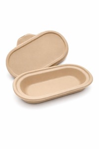 Envase de Alimentos Rectangular Desechable Ecológico de 500 ml, Moldeado en Pulpa, Resistente a Fugas, para Comidas Calientes/Frías, Superventas - Product Image 4