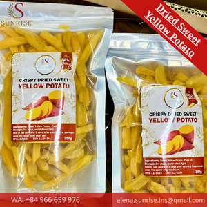 Pommes de terre jaunes séchées croustillantes, transformées par procédé FD, en tranches, collation saine - Product Image 2
