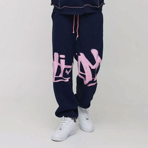 Conjunto Deportivo para Hombre, Sudadera con Capucha y Pantalones con Estampado Puff, Pantalones Deportivos Ajustados - Product Image 4