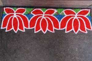 Tapis de porte personnalisable à motif floral, antidérapant, lavable, pour intérieur et extérieur, tapis de bienvenue décoratif pour la maison - Product Image 6
