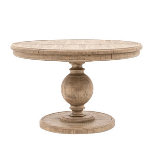 Ensemble de table à manger en bois traditionnel avec 4 chaises rembourrées, finition antique, design de dossier solide, pour la salle à manger à domicile - Product Image 2