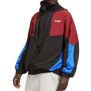 Vêtements de sport décontractés à fermeture éclair veste de course légère coupe-vent respirant broderie de skateboard personnalisée imperméable grande taille - Product Image 4