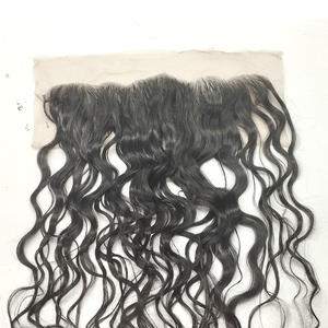 Meilleure qualité 100% cuticules indiennes brutes alignées fermetures de dentelle frontales lisses longue durée HD extensions de cheveux - Product Image 2