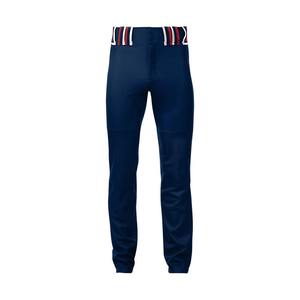Pantalons de baseball personnalisés à rayures fines pour jeunes femmes et hommes, sublimés, à prix abordable - Product Image 4