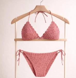 Modèle de bikini au crochet |   Bikini fait main : soutien-gorge et bas - Product Image 3