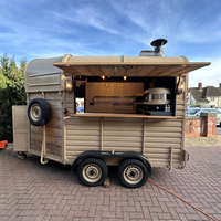 Remorque mobile pour café, pizza, glaces, bar ambulant avec cuisine complète pour boulangerie, desserts et concession de nourriture