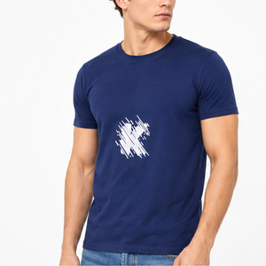 T-shirt en coton uni pour homme, couleur, taille et tissu personnalisables, fabricant de vêtements OEM ODM, t-shirt en coton premium pour homme - Product Image 4