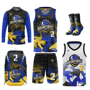 Tenues d'équipe de basketball personnalisées imprimées, vêtements de sport pour clubs, les plus vendues, respirantes, grandes tailles 2026 - Product Image 1