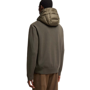 Veste matelassée pour homme en gros, personnalisable, avec capuche, pliable, avec poches, haute qualité, pour l'hiver - Product Image 2