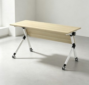 Bureau d'école pliable en bois moderne avec hauteur réglable, design minimaliste, marque V-TRY, pour utilisation en classe - Product Image 1
