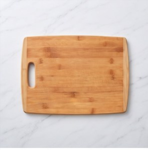 Tabla de Cortar Rectangular de Bambú Natural con Asa para Preparación de Alimentos en la Cocina - Product Image 6