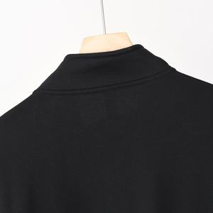 Sweat-shirt à capuche mi-zippé pour homme en mélange de coton, pull décontracté streetwear à manches longues, confortable à porter - Product Image 5