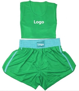 Ensemble d'uniformes de boxe MMA de qualité professionnelle, extensible, respirant, séchage rapide, tissu 100% polyester, logo personnalisé, entraînement pour adultes - Product Image 6
