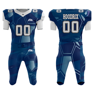 Uniforme de Fútbol Americano Personalizado, Jersey Cosido con Tela Tackle Twill, Sublimación Completa, Malla Transpirable con Almohadillas Integradas, Pantalones Juveniles - Product Image 1