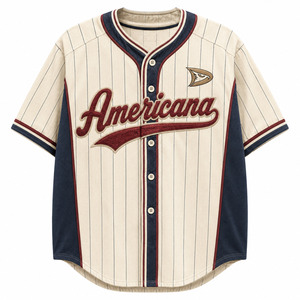 Camiseta de Béisbol Antibacteriana con Estampado Personalizado para Hombre, OEM, de Secado Rápido, con Botones, Uniforme de Equipo de Softbol, Deportivo, de Alta Calidad - Product Image 1