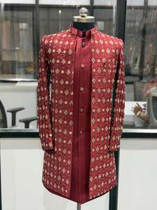 Conjunto Indo-Occidental de 3 Piezas, Fabricación India, Ideal para Recepciones, Atuendo Étnico Especial, Disponible para Venta al Por Mayor - Product Image 3