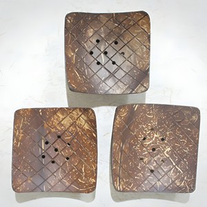 Soporte rectangular de concha de coco para jabón, respetuoso con el medio ambiente, cero residuos, platos listos para la exportación, superventas - Product Image 5