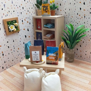 1:12 <b>Miniature</b> Coffee Beans Large Package for Dollhouse Decoration & Furniture Toys - Product Image 6