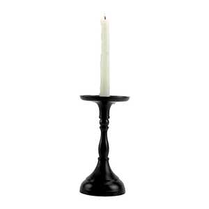 <b>Black</b> Illuminate <b>Candlestick</b> Holder for Home Decoration Durable Metal Candle Stand - Product Image 3