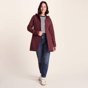 Abrigo de Invierno Largo Personalizado para Mujer, con Cierre de Cremallera, Detalle de Logotipo, Forro de Spandex, Tejido Transpirable, Chaqueta Larga de Softshell - Product Image 3