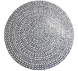 Mesa de centro de nácar de lujo moderna, artesanías naturales elegantes para el hogar, comedor, dormitorio, uso artesanal de Modern Luxury - Product Image 4